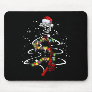 Mousepad Árvore de Natal de Pesca Legal Presente de Pescado