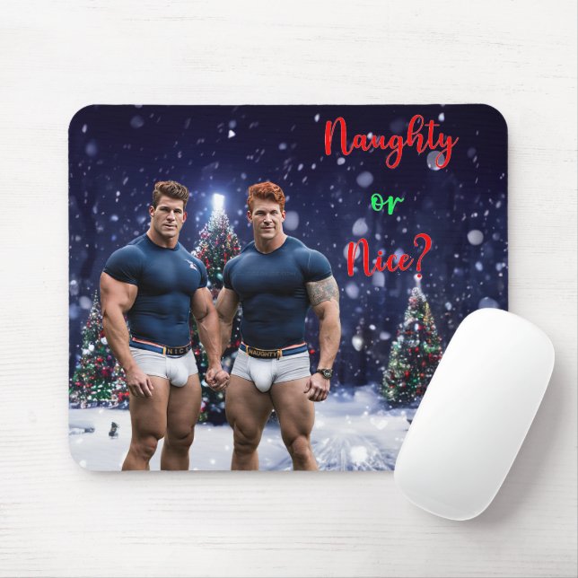 Mousepad Árvore de Natal decorada de SlipperyJoe (Com mouse)