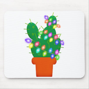 Mousepad árvore de natal do cacto