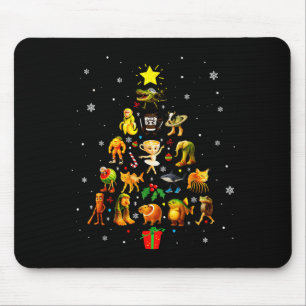 Mousepad Árvore de Natal do Meme de Italian Brainrot Cérebr