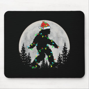 Mousepad Árvore de Natal do Papai Noel Pé Grande Luzes de N