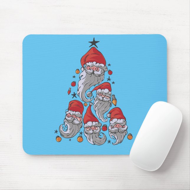 Mousepad Árvore de Natal dos Gnomos Divertidos (Com mouse)