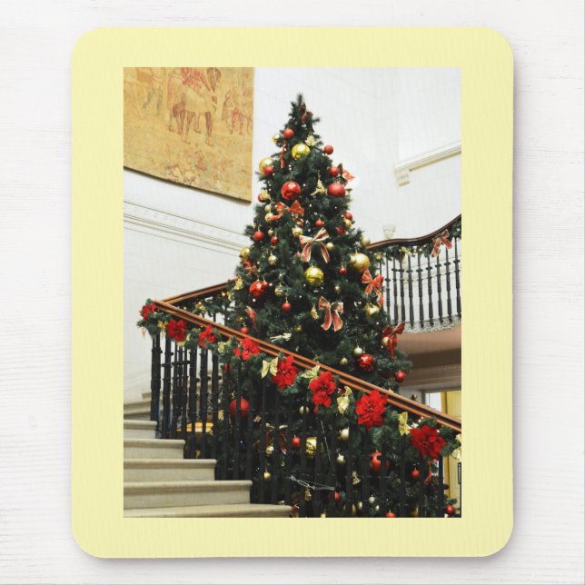 Mousepad Árvore de Natal e decorações (Frente)