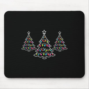 Mousepad Árvore de Natal engraçada e sutil anti-Trump