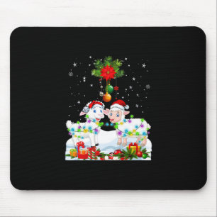 Mousepad Árvore de Natal Engraçado para Ovinos Presente