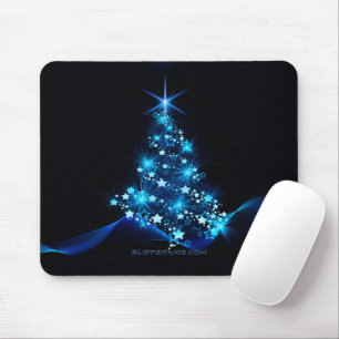 Mousepad Árvore de Natal estilizada e brilhante da Slippery
