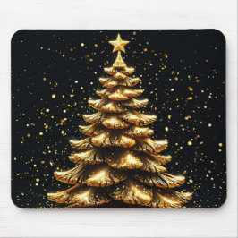 Mousepad Árvore de Natal ouro