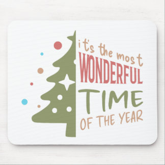 Mousepad Árvore de Natal Pastel