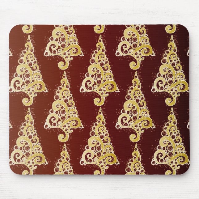 Mousepad Árvore de Natal Sparkly (Frente)