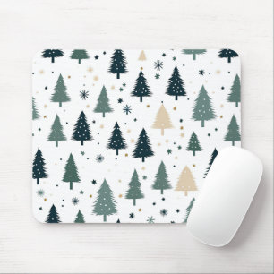 Mousepad Árvore de Natal Verde Simples
