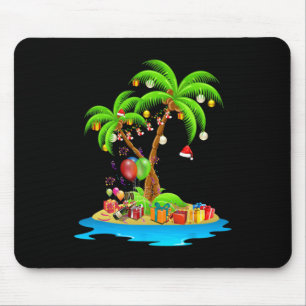Mousepad Árvore de Palma de Natal Correspondência de Coco d