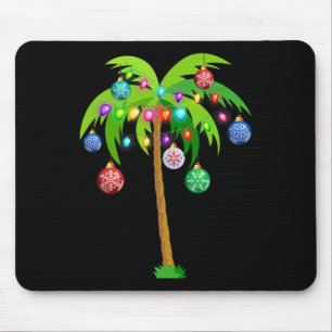 Mousepad Árvore de Palmeira de Natal do Havaí Tropical Coco
