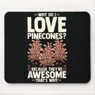 Mousepad Árvore de Pinheiro Engraçada Planta Montanha Flore