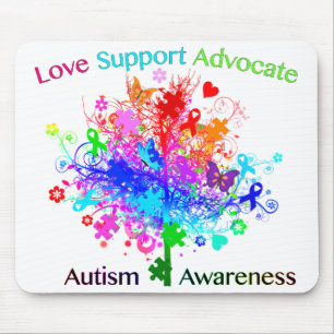 Mousepad Árvore do autismo no espectro