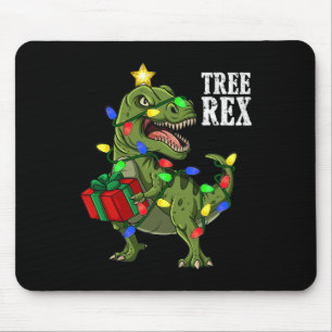 Mousepad Árvore do Dinossauro de Natal Rex Meninas Crianças