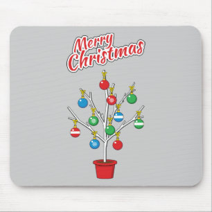 Mousepad Árvore do Ramal de Natal - Feliz Natal
