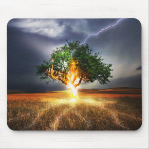 Mousepad Árvore do relâmpago