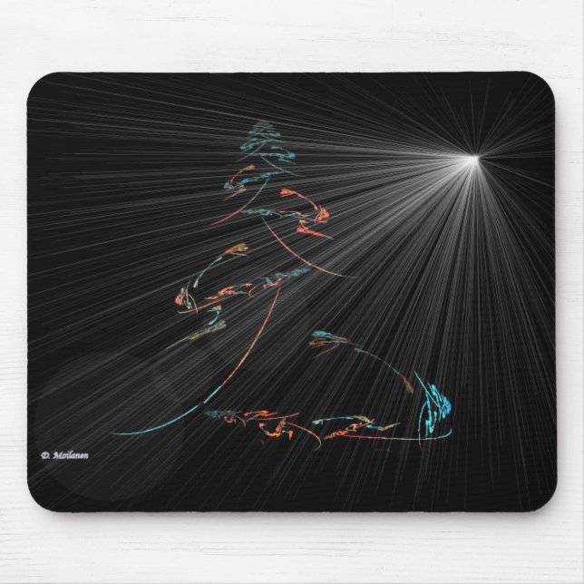 Mousepad Árvore e a estrela da noite (Frente)