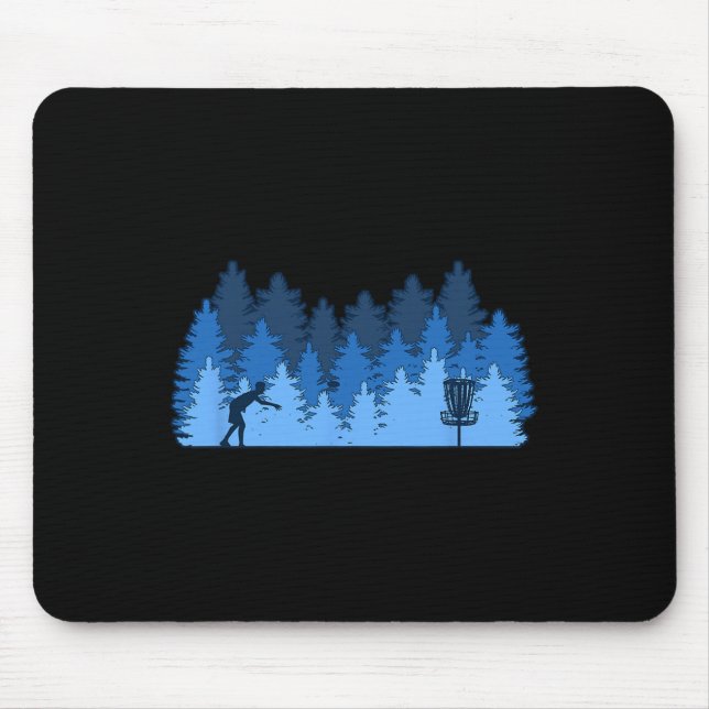 Mousepad Árvore Estúpida Engraçada, Ideia de Presente de Go (Frente)