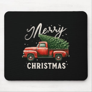 Mousepad Árvore Feliz De Natal No Vagão Vermelho Xm