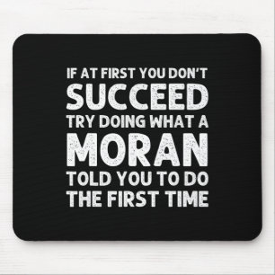 Mousepad Árvore genealógica engraçada da família Moran Aniv