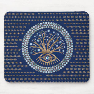 Mousepad Árvore grega do olho - Mati Mataki - Matiasma no