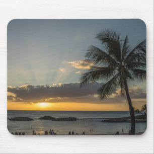 Mousepad Árvore Palm de praia personalizada tropical