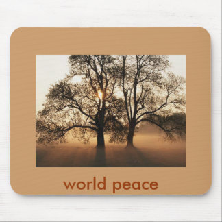 Mousepad Árvore, paz de mundo