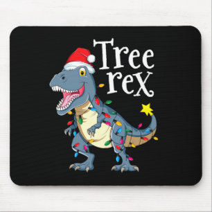 Mousepad Árvore rex dinossauro natal