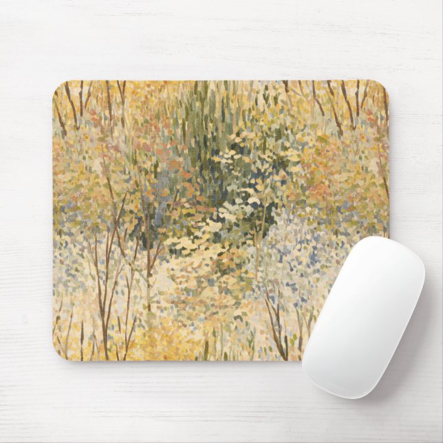 Mousepad Árvores Amarelas no Outono (Com mouse)