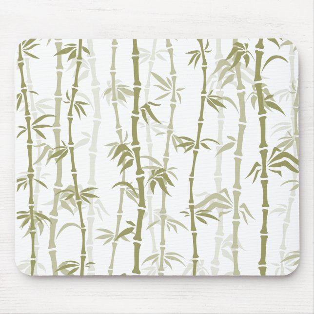 Mousepad Árvores de Bambu Modernas (Frente)