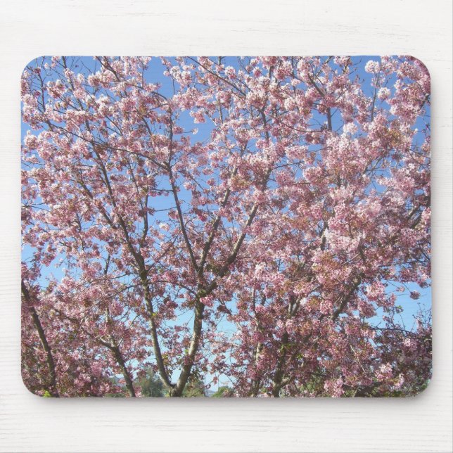 Mousepad Árvores de Cerejeira em Flor (Frente)