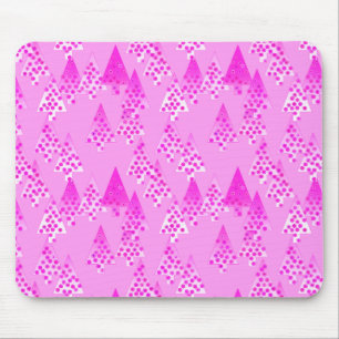 Mousepad Árvores de Natal de flores modernas - orquídea & v