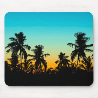 Mousepad Árvores de Palma Artísticas Praia Feriados Tropica