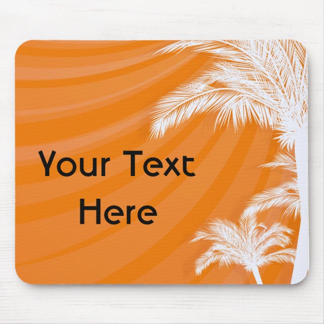 Mousepad Árvores de Plama Sunset (Frente)