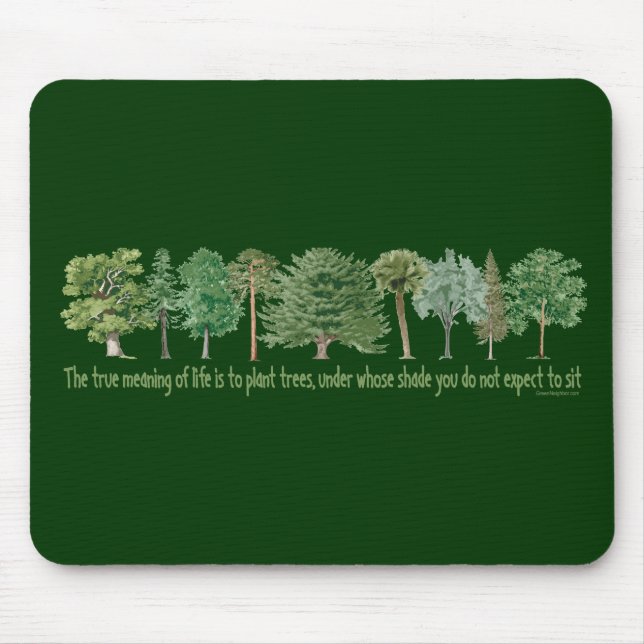 Mousepad Árvores de Plantas (Frente)