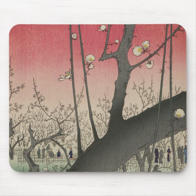 Mousepad Árvores de solário japonesas (Frente)