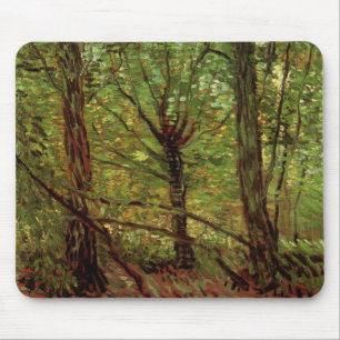 Mousepad Árvores e Sub-bosque por Vincent van Gogh