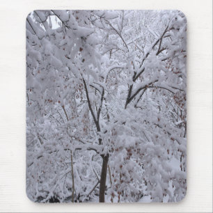 Mousepad Árvores em Carga de Neve