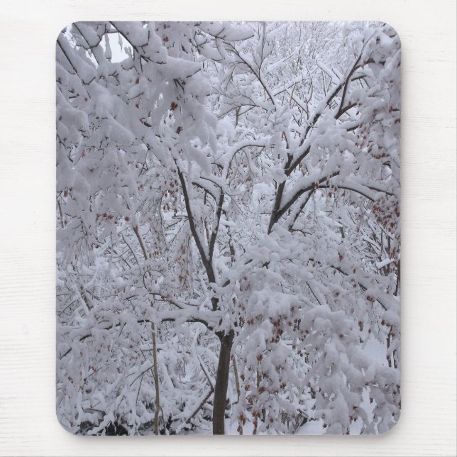 Mousepad Árvores em Carga de Neve (Frente)