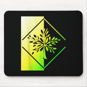 Mousepad Árvores Florestais Natural de Co2 Árvore Ambiental