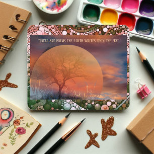 Mousepad Árvores Picturescas São Poemas Que A Terra Escreve