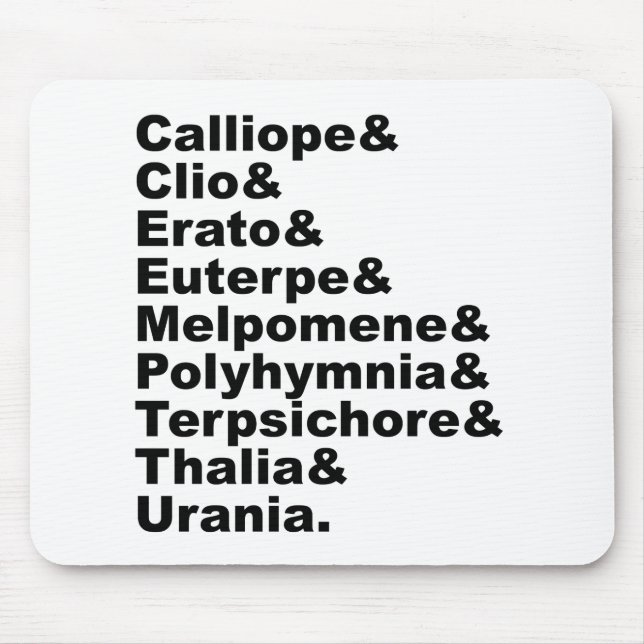 Mousepad As 9 Ônibus Tornadas Populares Pela Mitologia Greg (Frente)