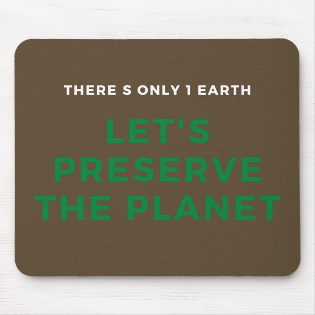 Mousepad as alterações climáticas são reais (Frente)