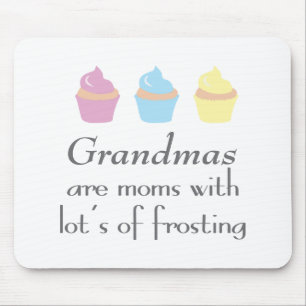 Mousepad As avós são mães com lotes do glacé