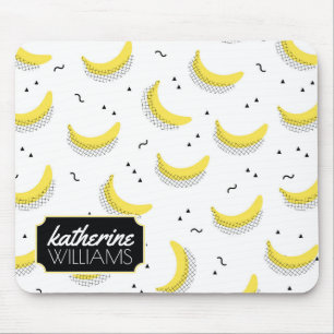Mousepad As bananas geométricas adicionam seu nome