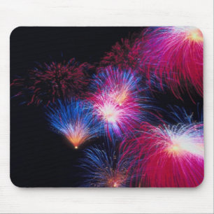Mousepad As bola de fogo de Patrotic voam,