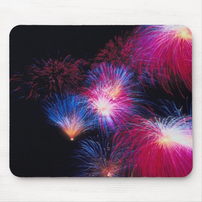 Mousepad As bola de fogo de Patrotic voam, (Frente)