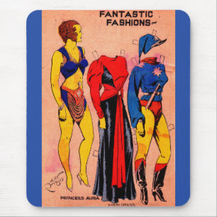 Mousepad as bonecas 1 de papel da princesa Aura não dos