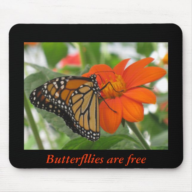 Mousepad As borboletas estão livres (Frente)
